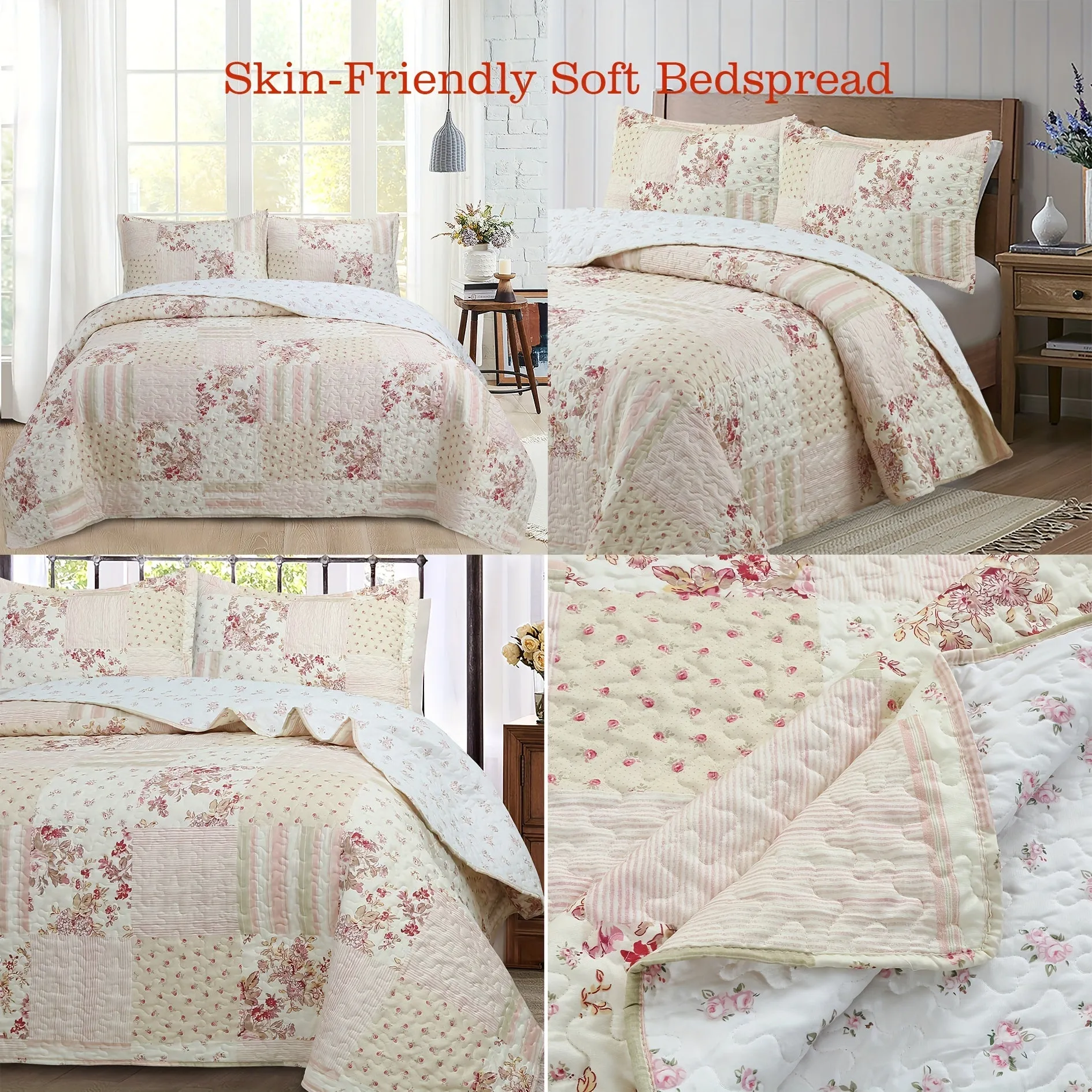 2/3pcs Soft Pink Bedspread Set - Luxurious Pre-Washed Fabric, 2 Matching Pillowcases, Plain Design, Perfect for Spring, Summer, Autumn, Bedroom, Sofa, Indoor Use, Hypoallergenic, Breathable, and Easy Care