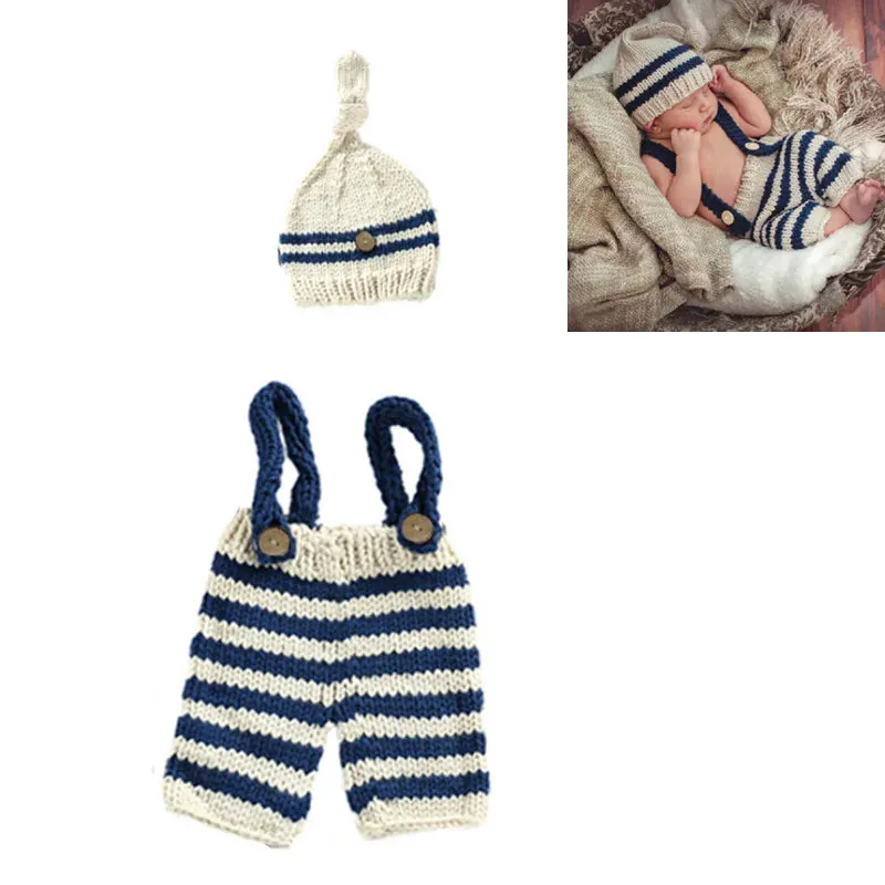 26 Styles Baby Photo Shoot Outfit Cute Animal Crochet, Handmade Knit Costume Accessories Newborn Photography Props