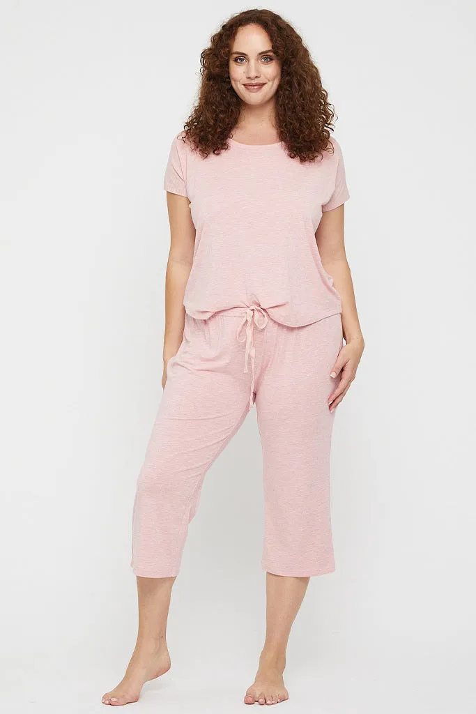 3/4 PJ Pant - Rose