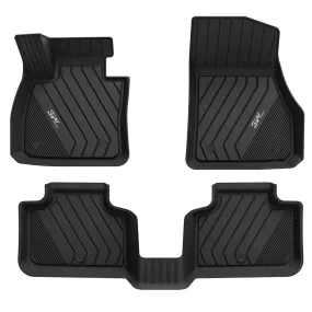 3W BMW X2 2018-2023 Custom Floor Mats TPE Material & All-Weather Protection