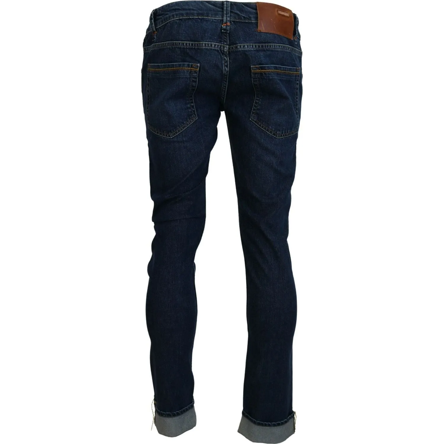 Acht Exquisite Tapered Italian Denim in Blue