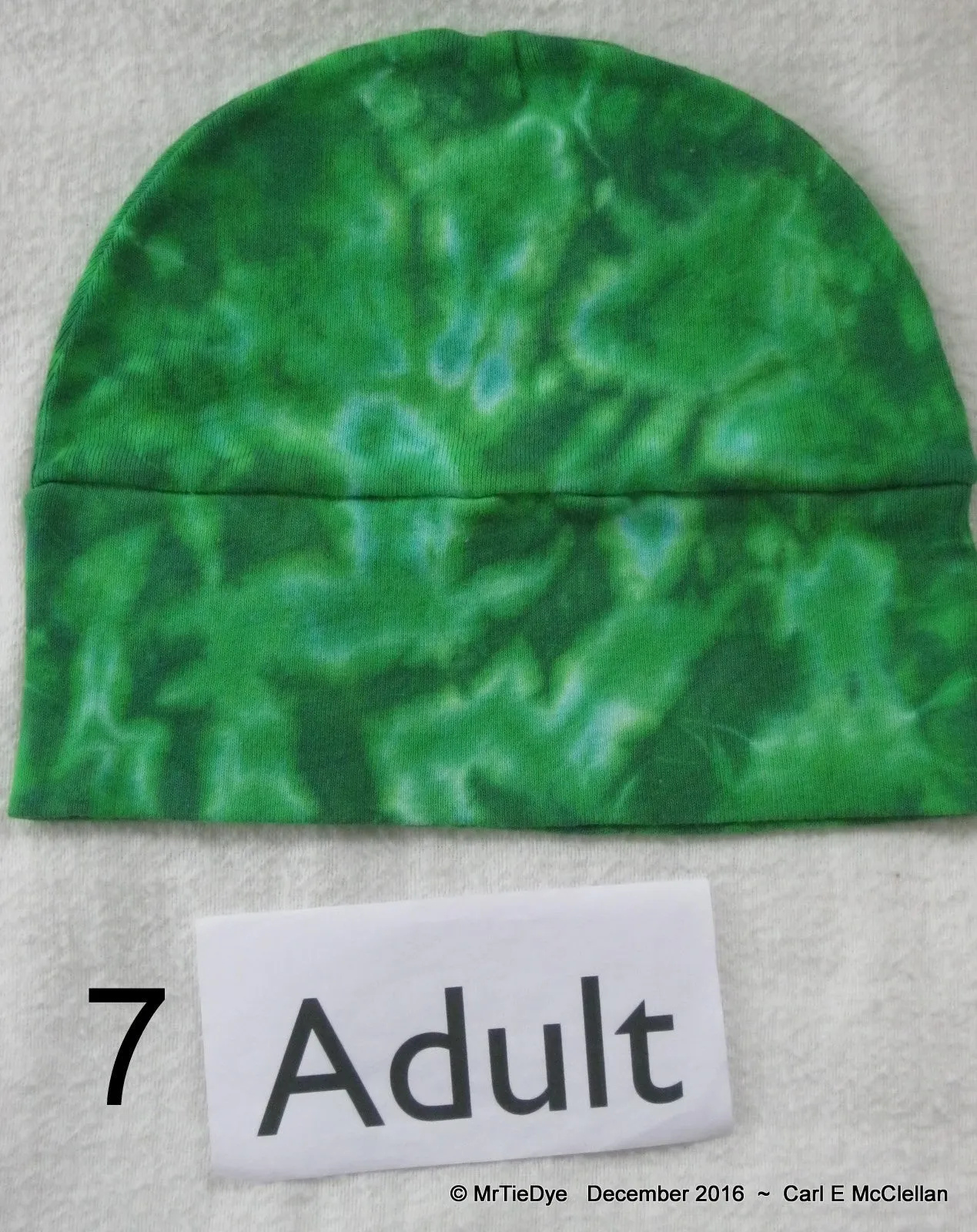 Adult Tie-Dye Beanie Cap  #7