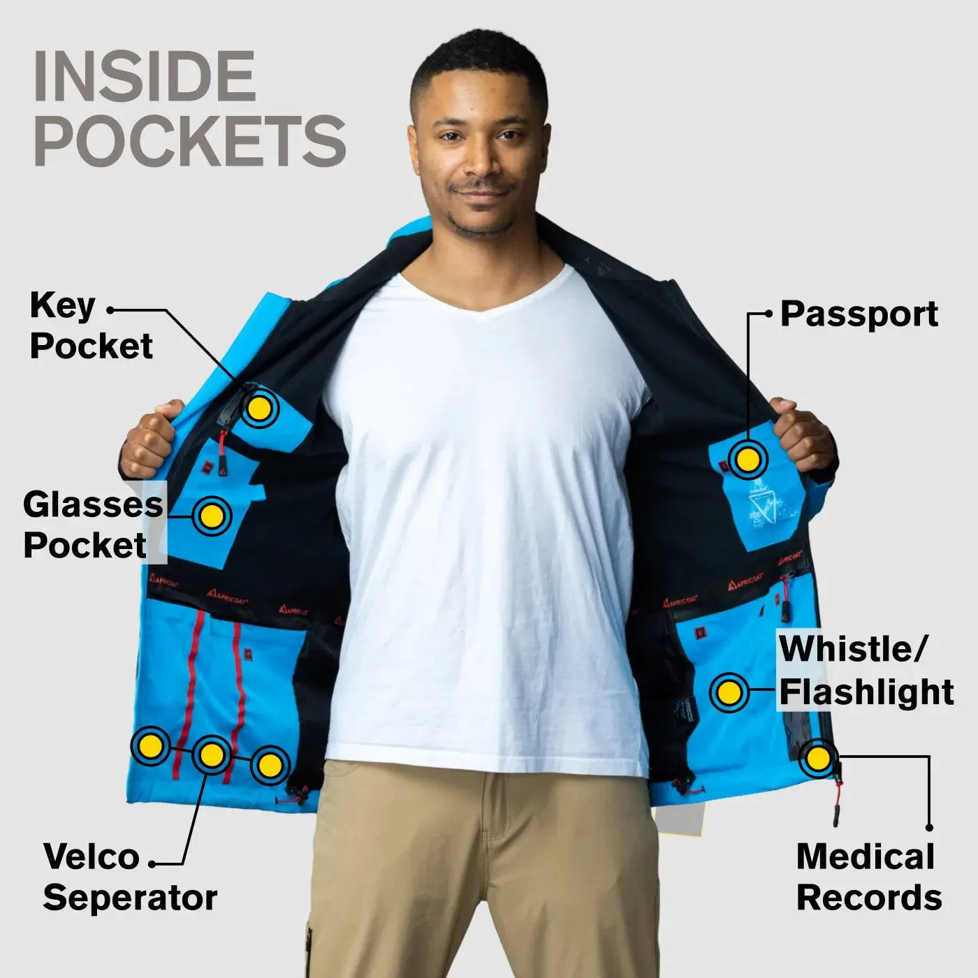 Adventure Ready 2.0 - Men's Sky Blue Performance Jacket