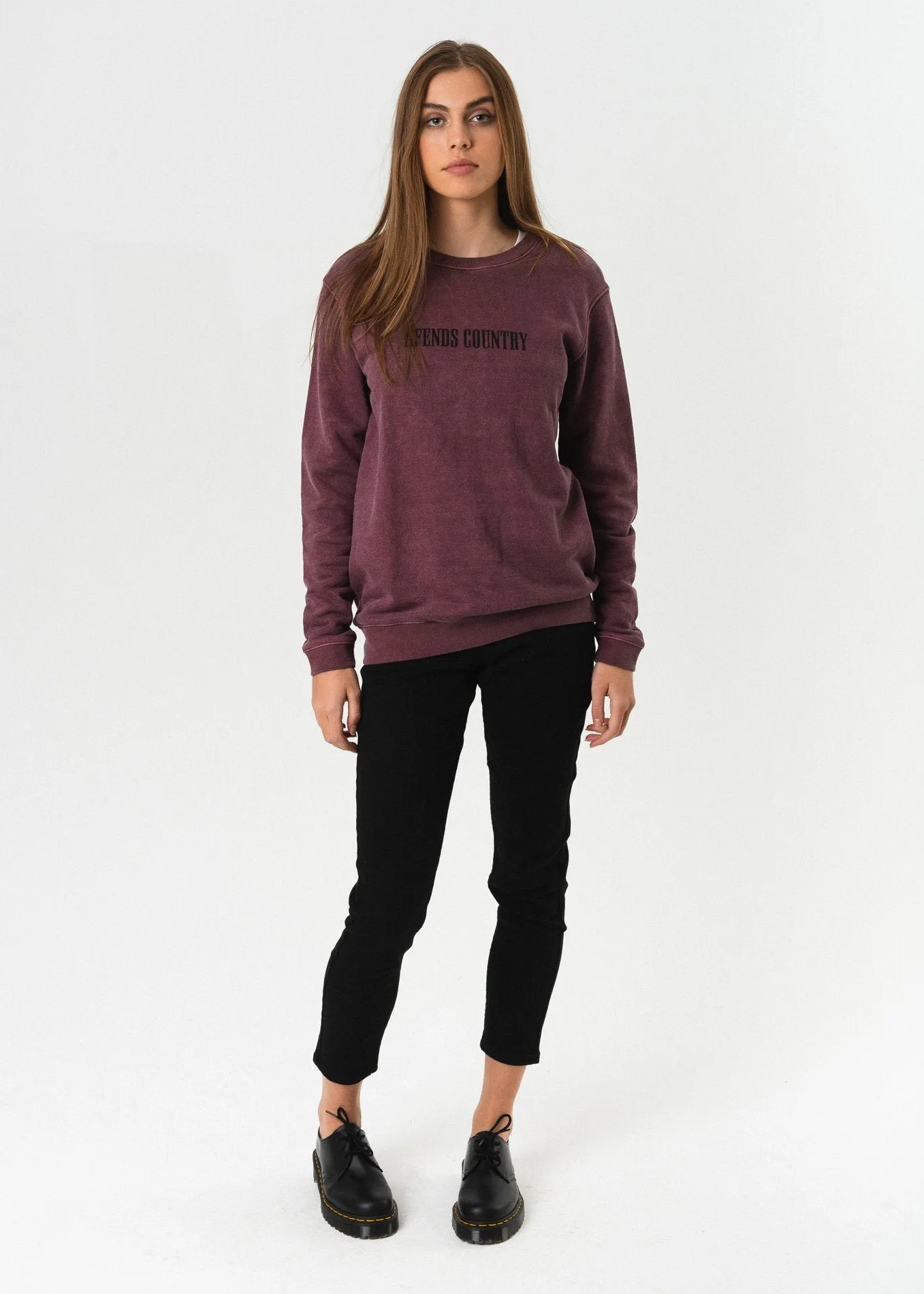 Afends Womens Afends Country III - Hemp Crew Neck