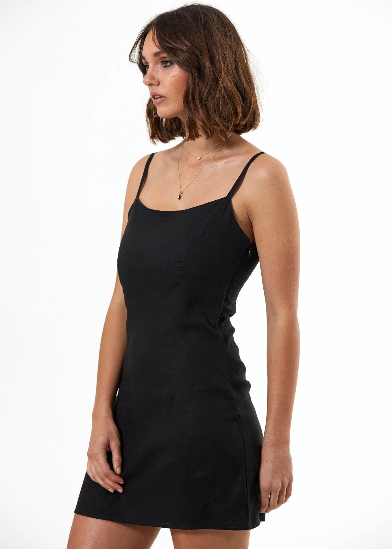 Afends Womens Kate - Hemp Slip Dress