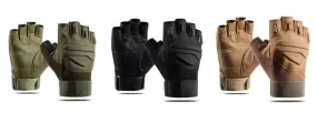 Airsoft Tactical Military Cycling Outdoor Combat Gloves Fingerless Size M-XL 3 Colours ATG016