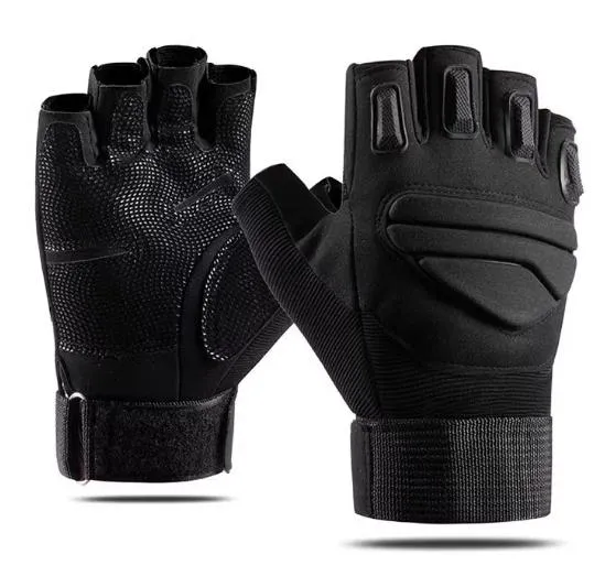 Airsoft Tactical Military Cycling Outdoor Combat Gloves Fingerless Size M-XL 3 Colours ATG016