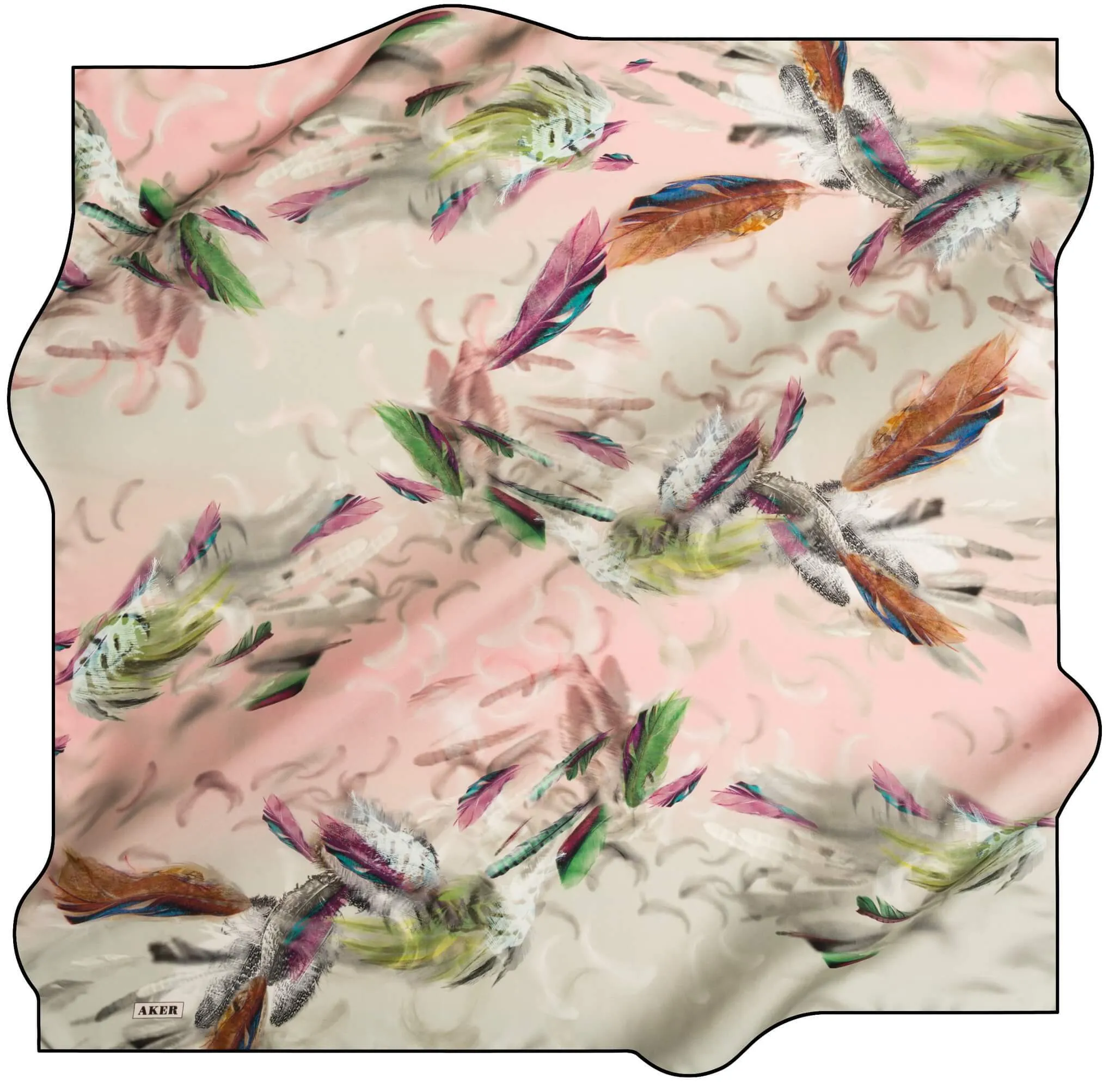 Aker Modern Silk Scarves for Women Freya