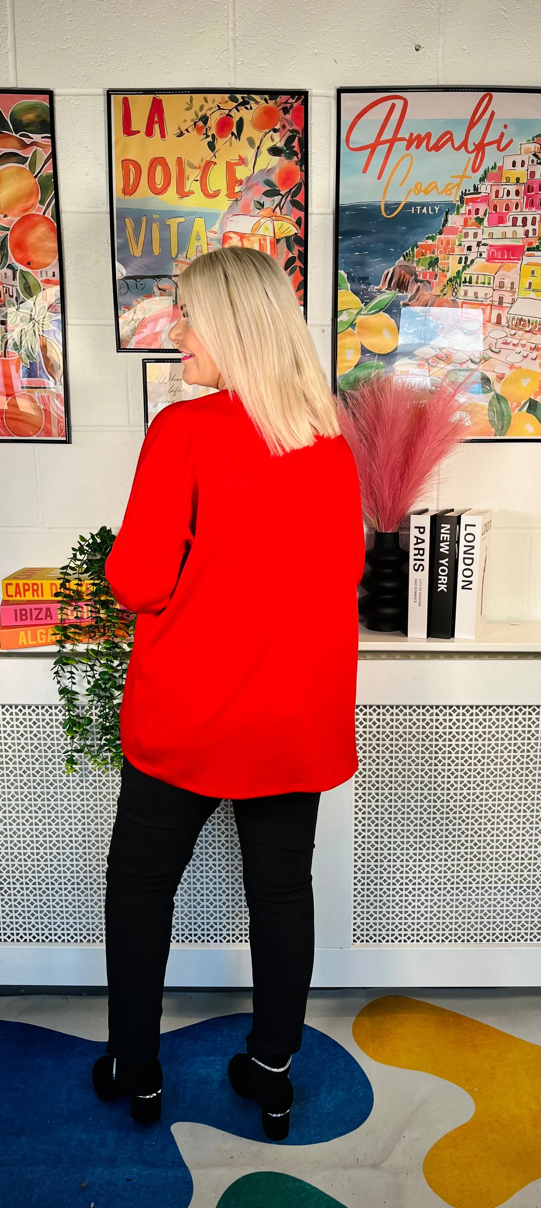 Amanda Super Soft Sweater - Red