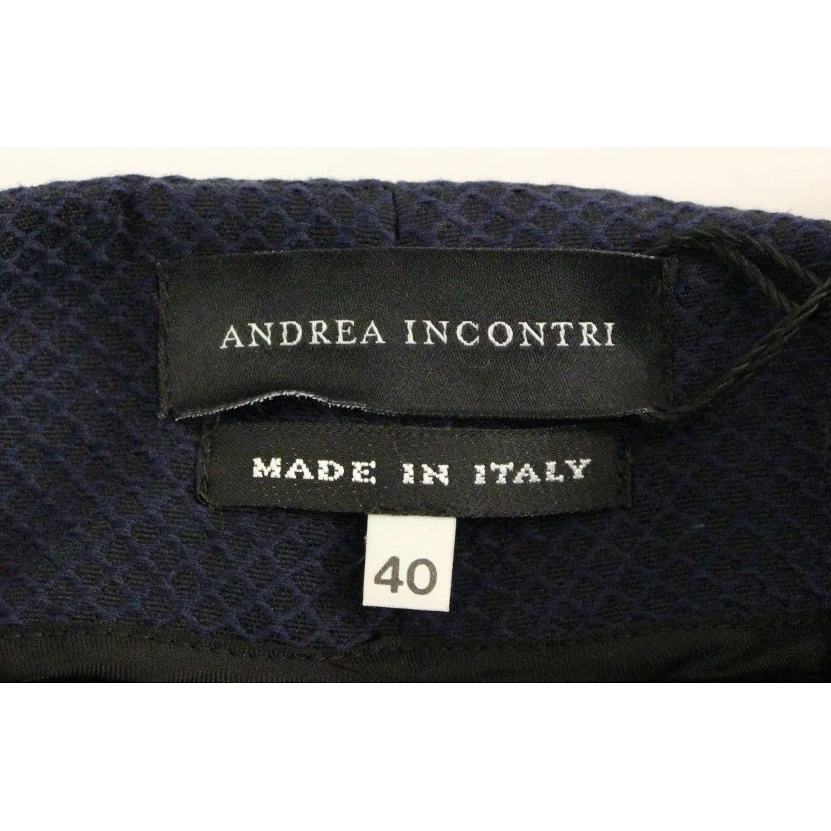 Andrea Incontri Chic Cropped Blue Pants - Exquisite Craftsmanship