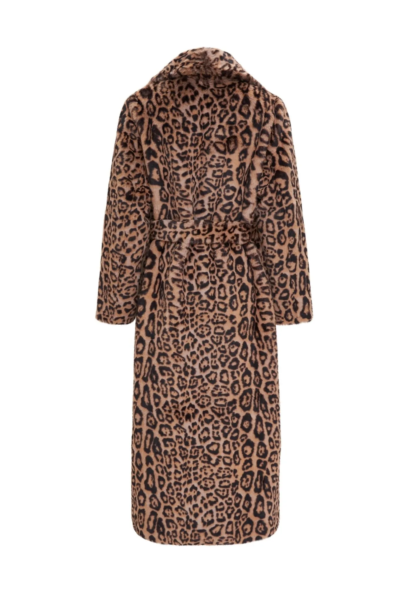 Animal print Long Winter Coat