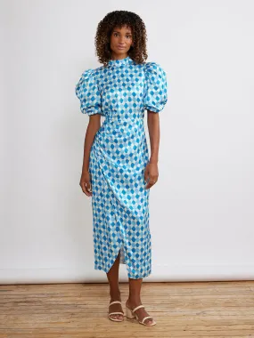 Annabelle Blue Picnic Check Dress