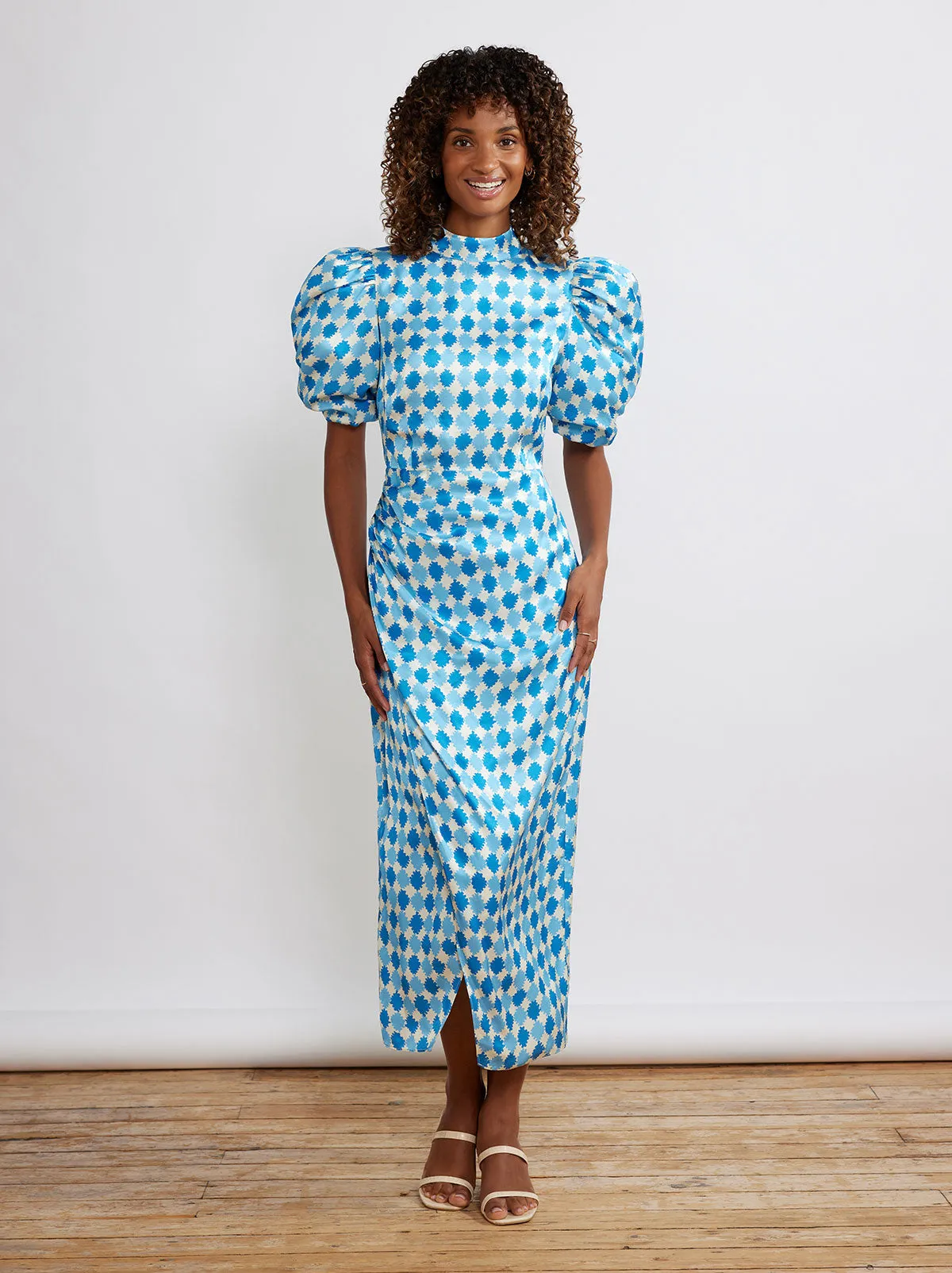 Annabelle Blue Picnic Check Dress