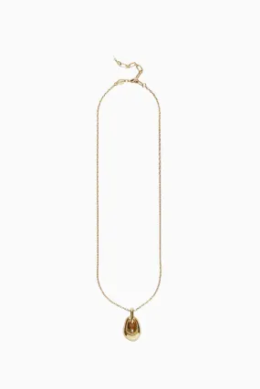 Anni Lu Golden Pebble Necklace - Gold