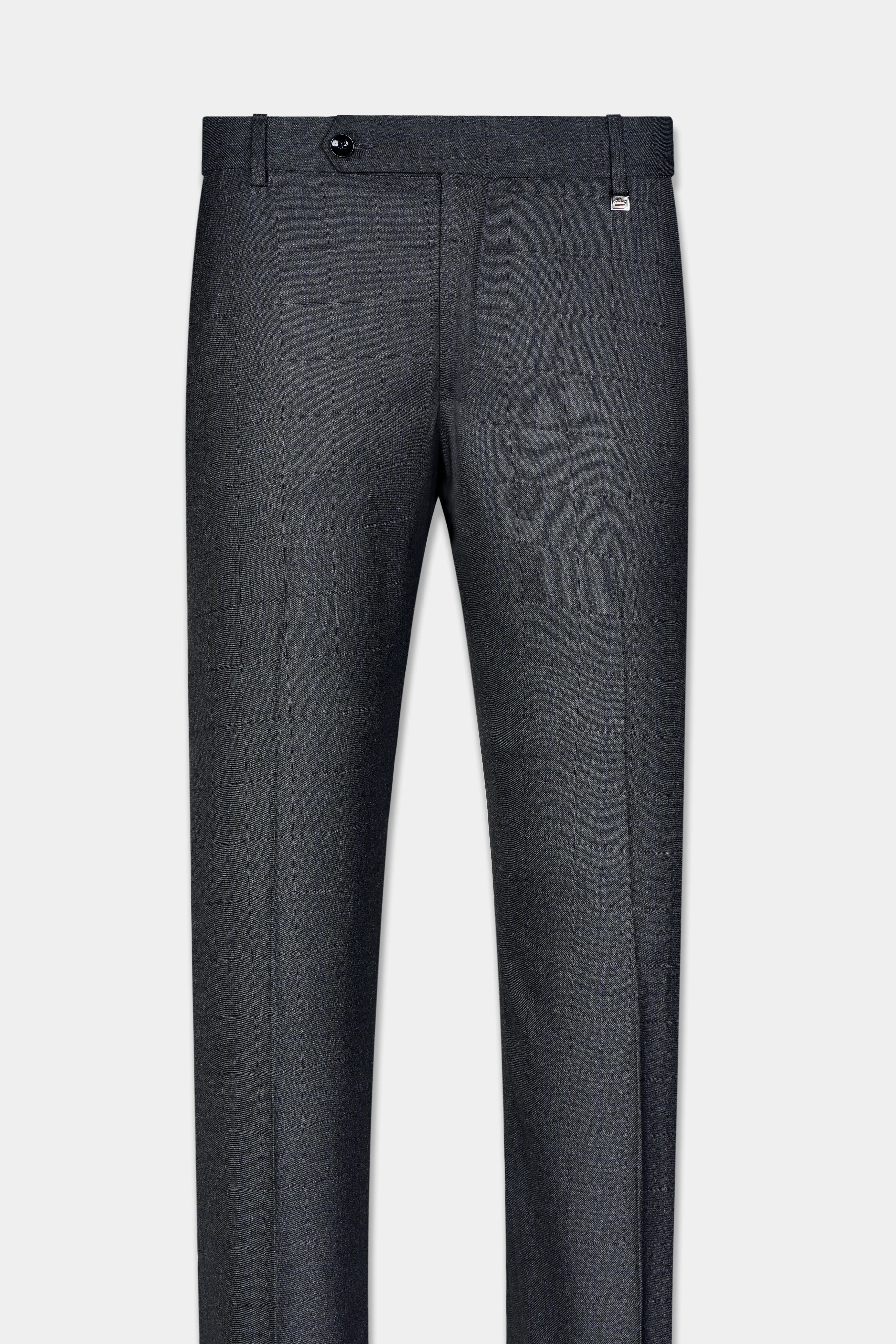 Arsenic Grey Wool Rich Pant