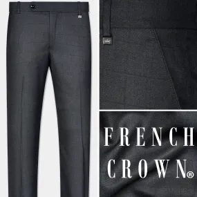 Arsenic Grey Wool Rich Pant