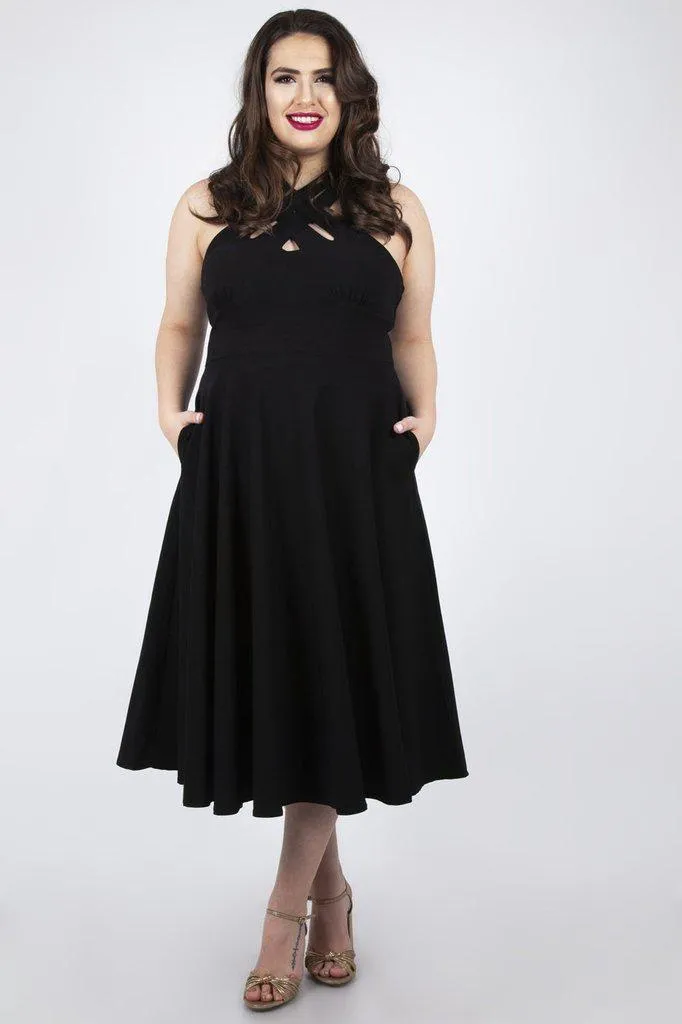 Ava Cross Neck Circle Dress