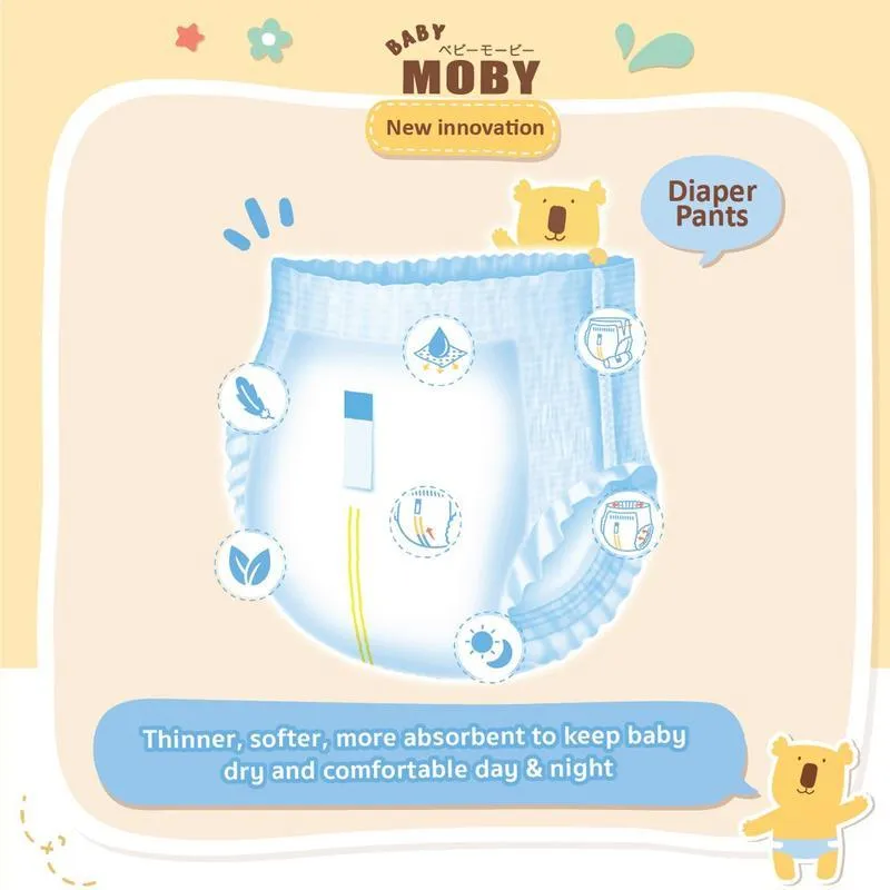 Baby Moby Diaper Pants - Large (9-14kgs)