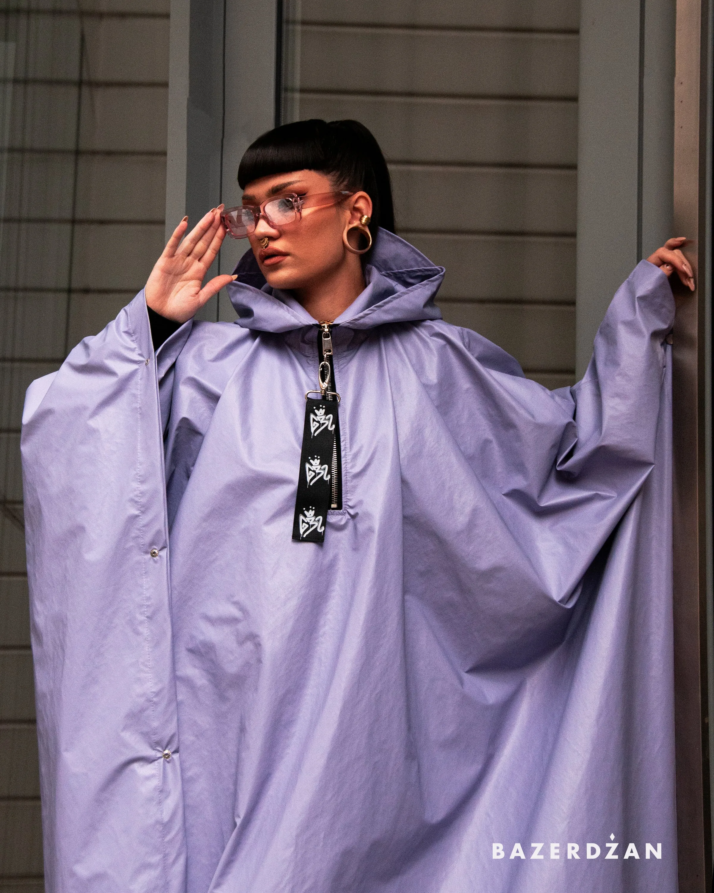 Bazerdzan Lilac Raincoat