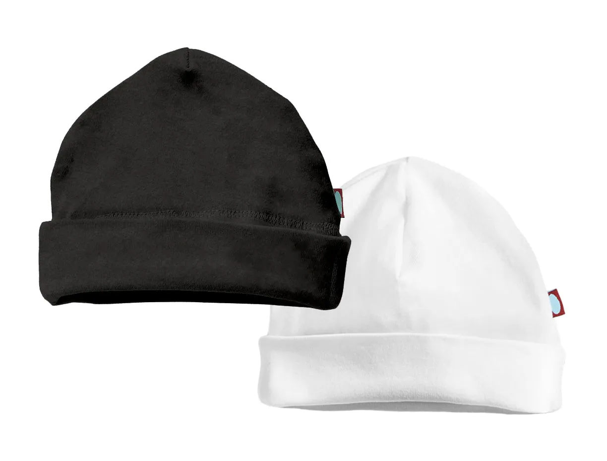 Boys and Girls Soft Cotton Beanie Hat 2-Pack