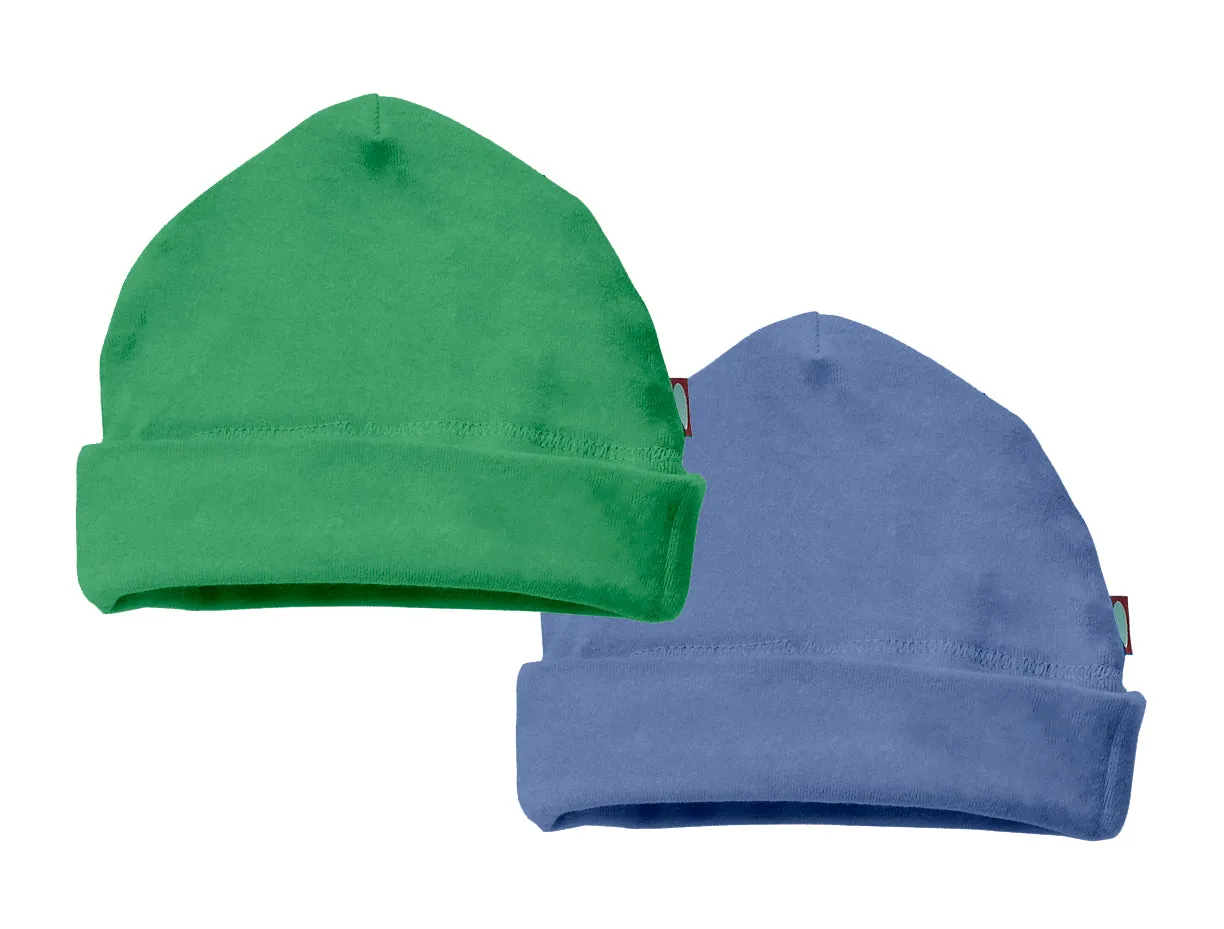 Boys and Girls Soft Cotton Beanie Hat 2-Pack