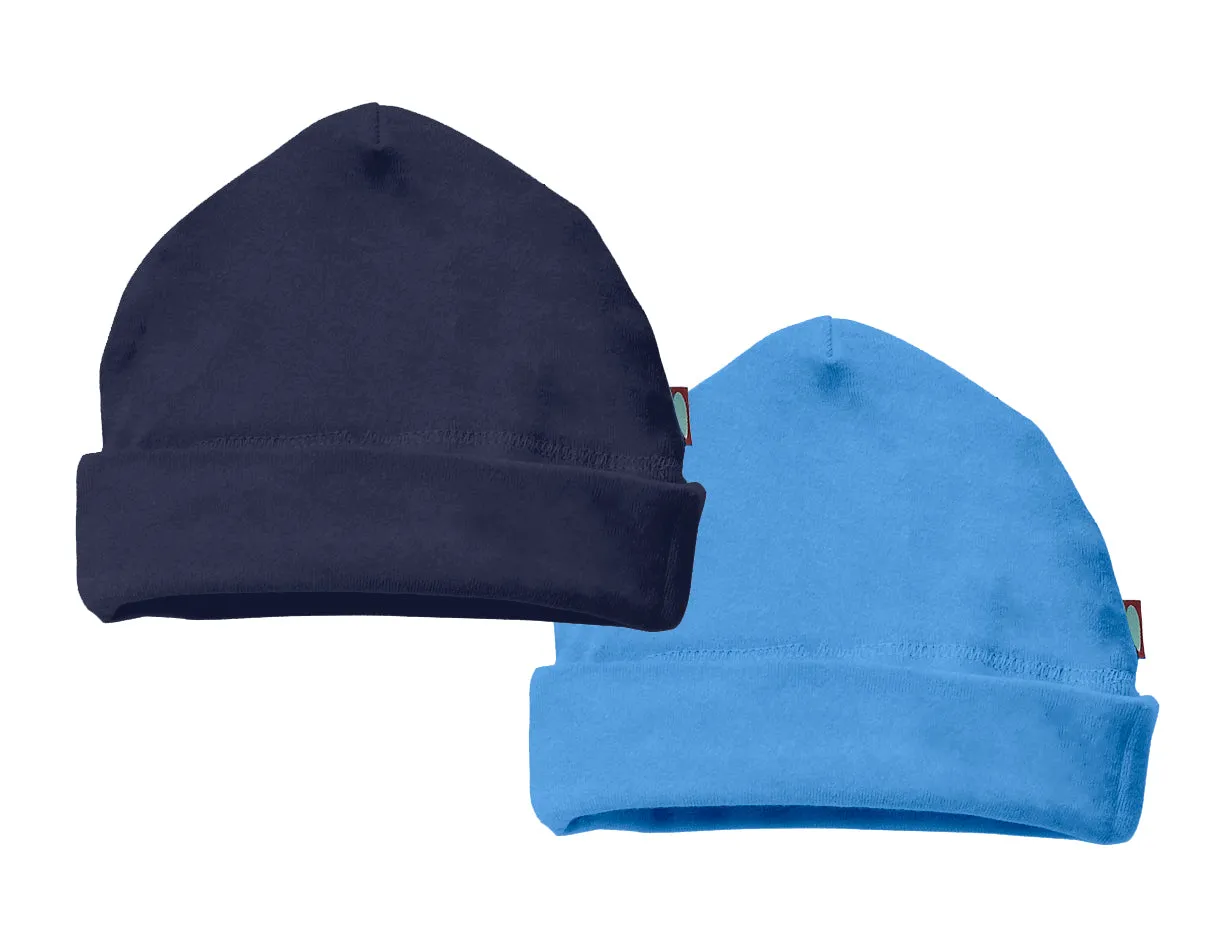 Boys and Girls Soft Cotton Beanie Hat 2-Pack