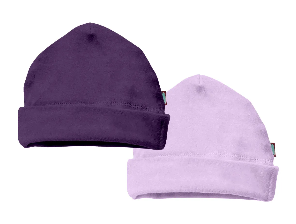 Boys and Girls Soft Cotton Beanie Hat 2-Pack