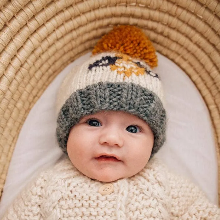 Bumblebee Knit Beanie Hat