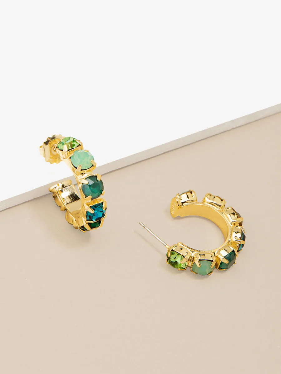 Charlie Crystal Hoops Earring