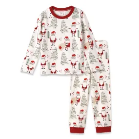 Christmas Santa Kid's Bamboo Pajama Set