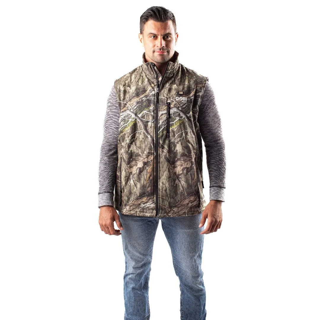 Colorado Mens Heated Hunting Vest-Mossy Oak Camo