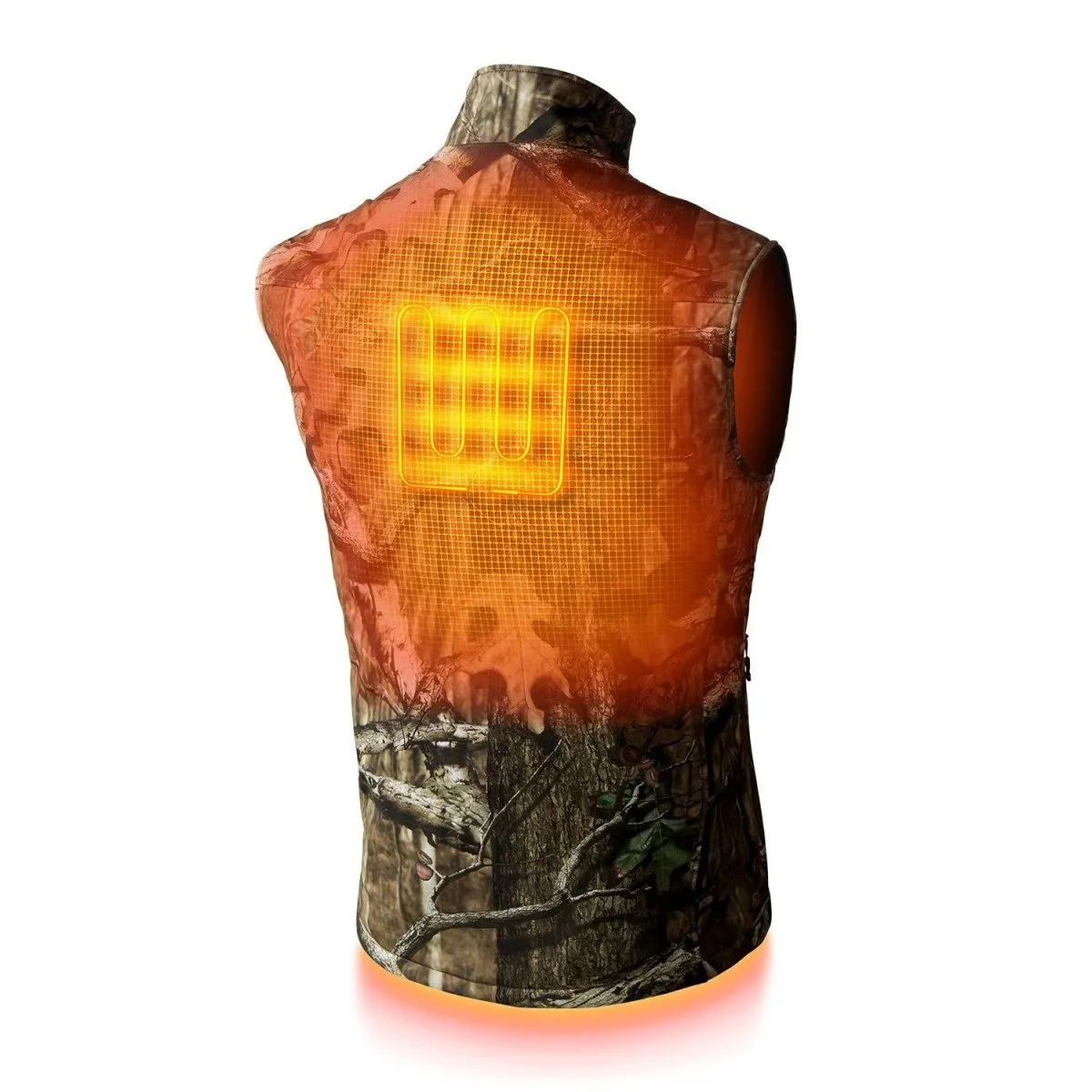 Colorado Mens Heated Hunting Vest-Mossy Oak Camo