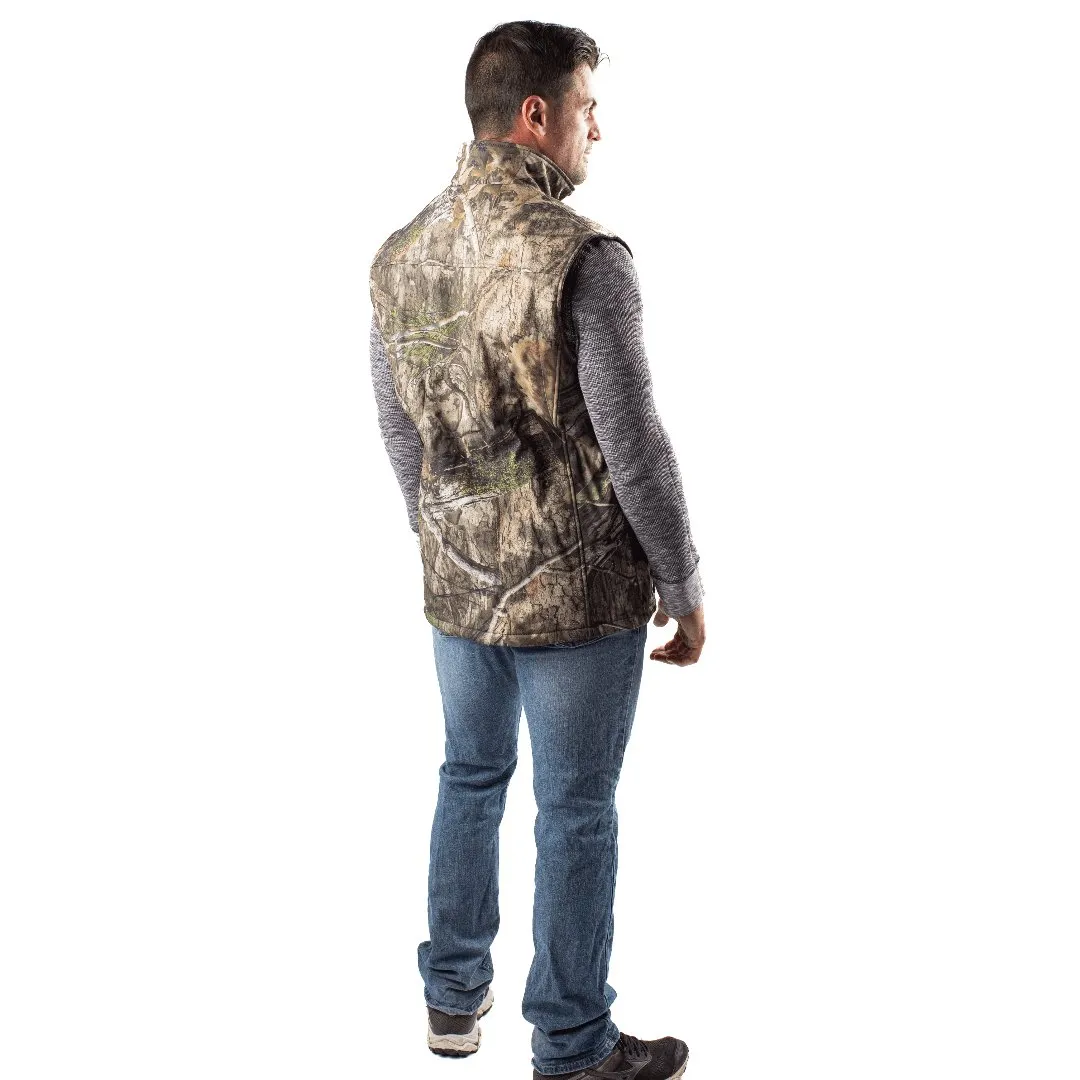 Colorado Mens Heated Hunting Vest-Mossy Oak Camo