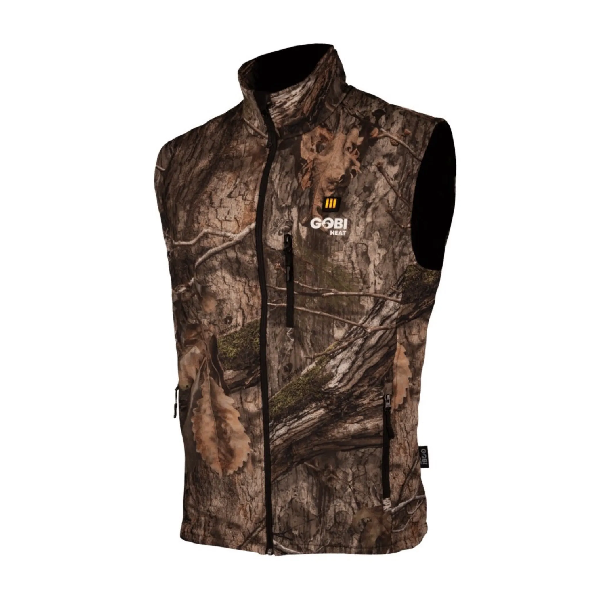 Colorado Mens Heated Hunting Vest-Mossy Oak Camo