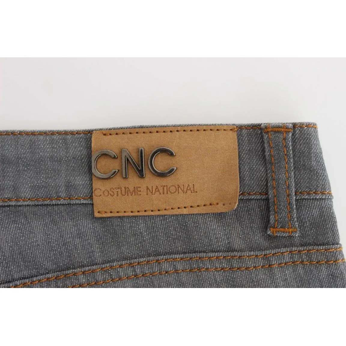 Costume National Elegant Gray Regular Fit Jeans