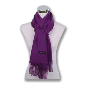 Couthie Plain Coloured Purple Scarf (CS17)