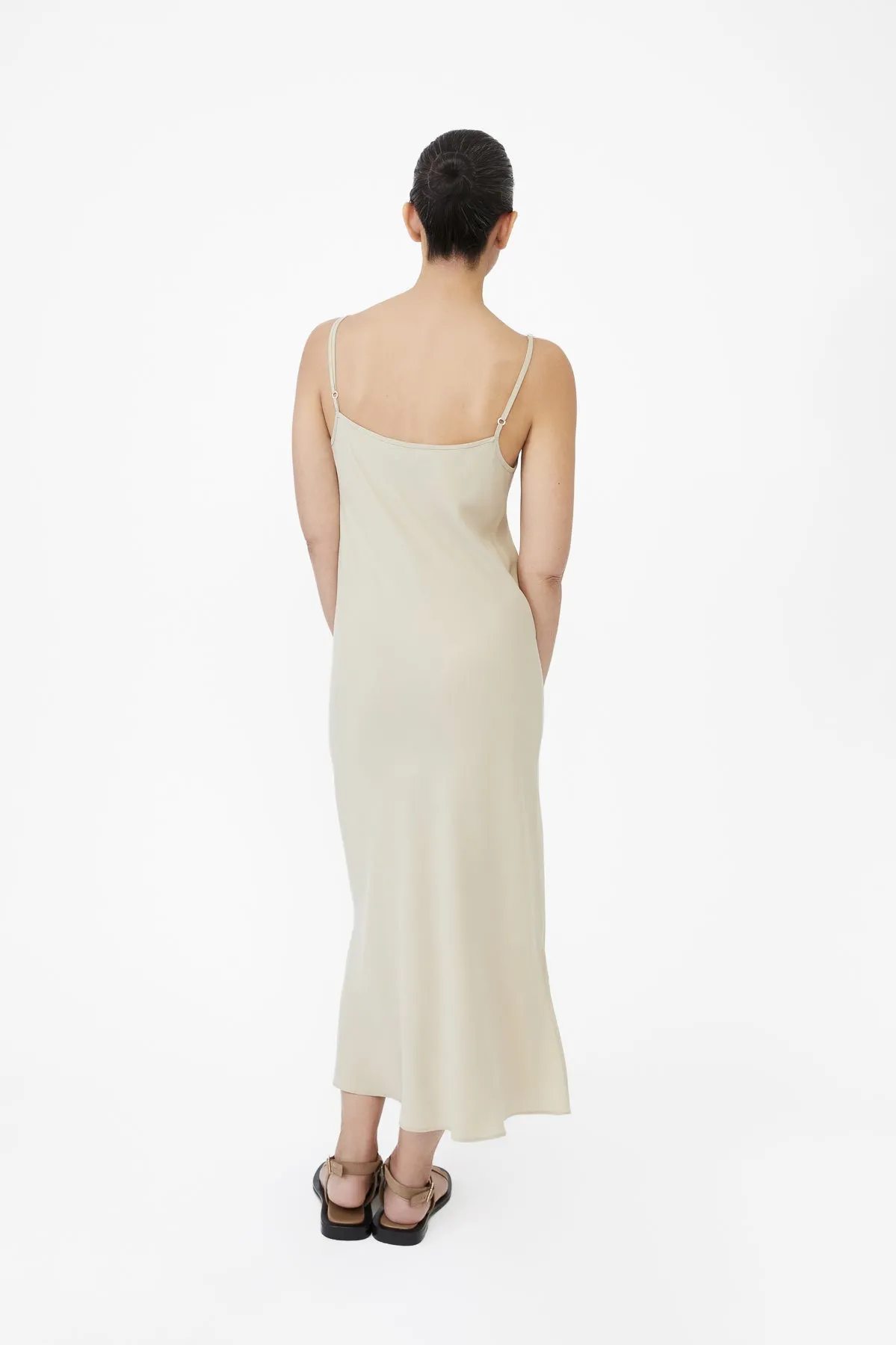 Cupro Bias Slip Dress