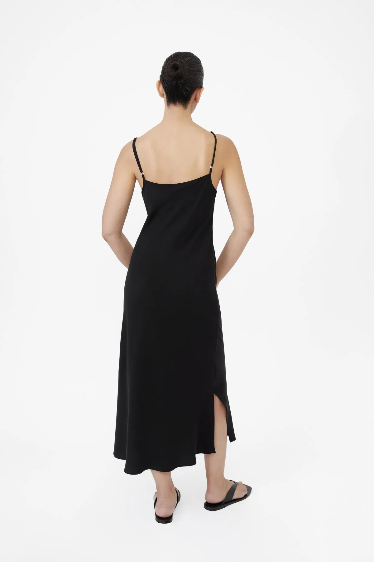 Cupro Bias Slip Dress