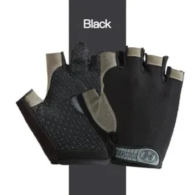 Cycling Half-Finger Gloves: Breathable, Non-Slip Fingerless Sport Gloves – Unisex Tactical Equipment for Biking