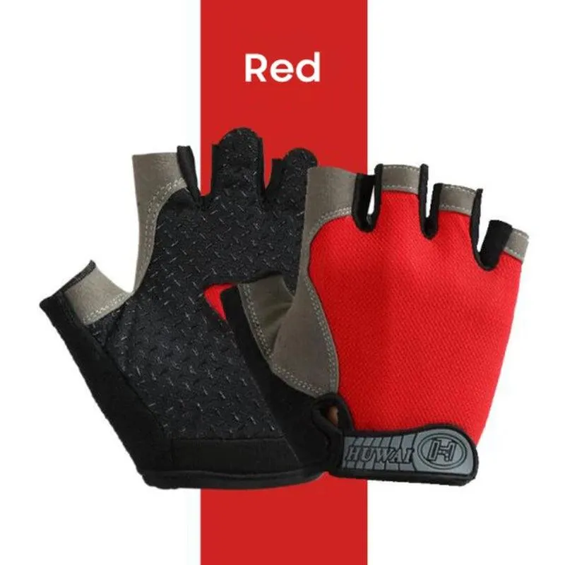 Cycling Half-Finger Gloves: Breathable, Non-Slip Fingerless Sport Gloves – Unisex Tactical Equipment for Biking