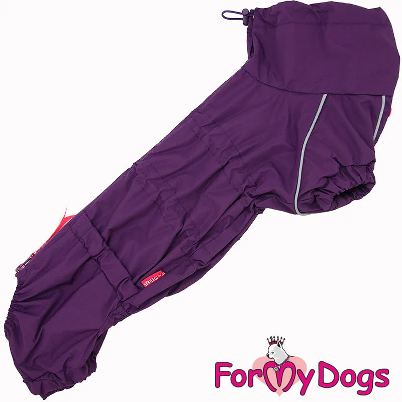 Dachshund Perfect Purple Rain Suit For Girls SPECIAL ORDER