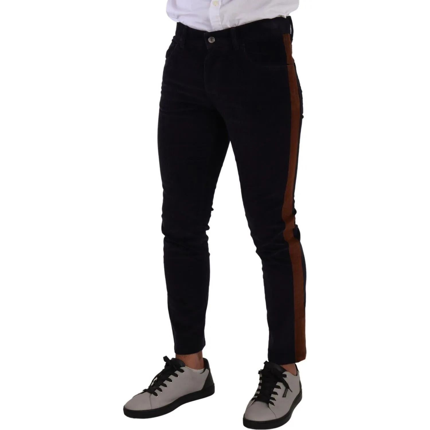 Dolce & Gabbana Elegant Slim Fit Denim for the Modern Man