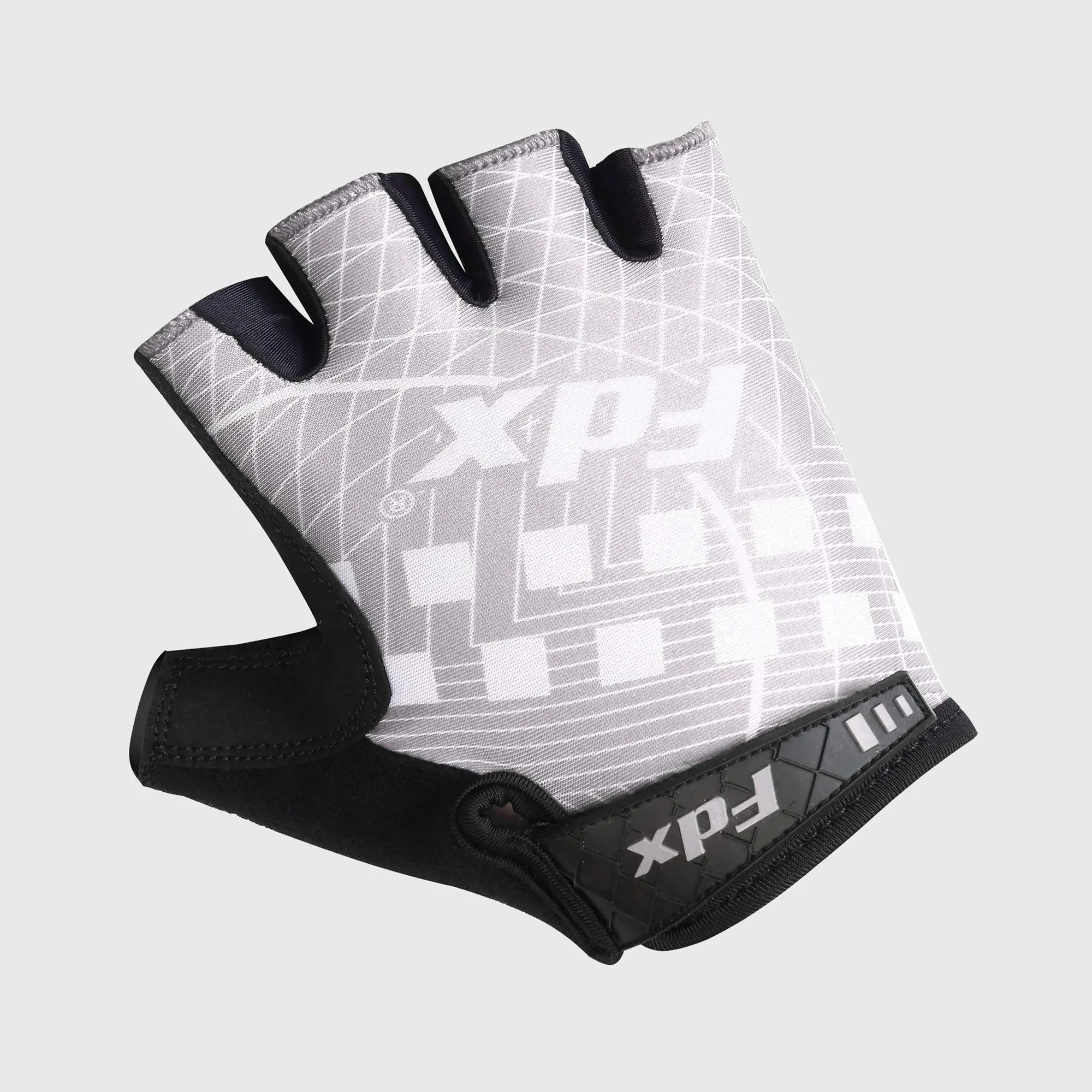 Fdx Classic Ii Grey Gel Padded Short Finger Summer Cycling Gloves