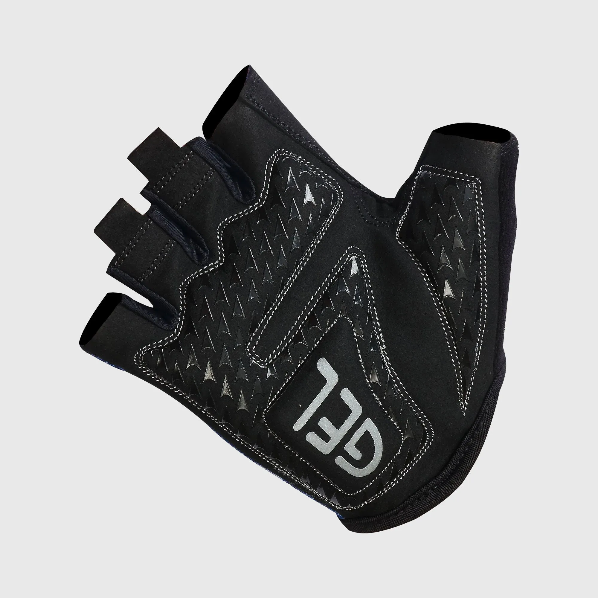 Fdx Classic Ii Grey Gel Padded Short Finger Summer Cycling Gloves