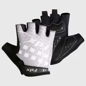 Fdx Classic Ii Grey Gel Padded Short Finger Summer Cycling Gloves