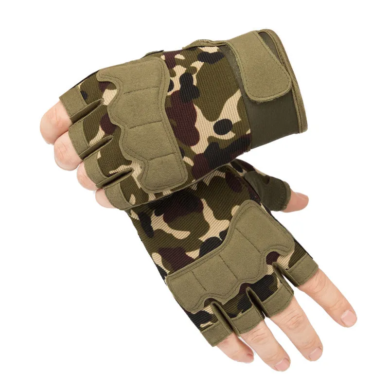 Fingerless Tactical Outdoor Anti-Slip Utility Gloves