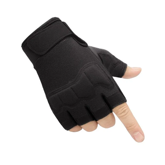 Fingerless Tactical Outdoor Anti-Slip Utility Gloves