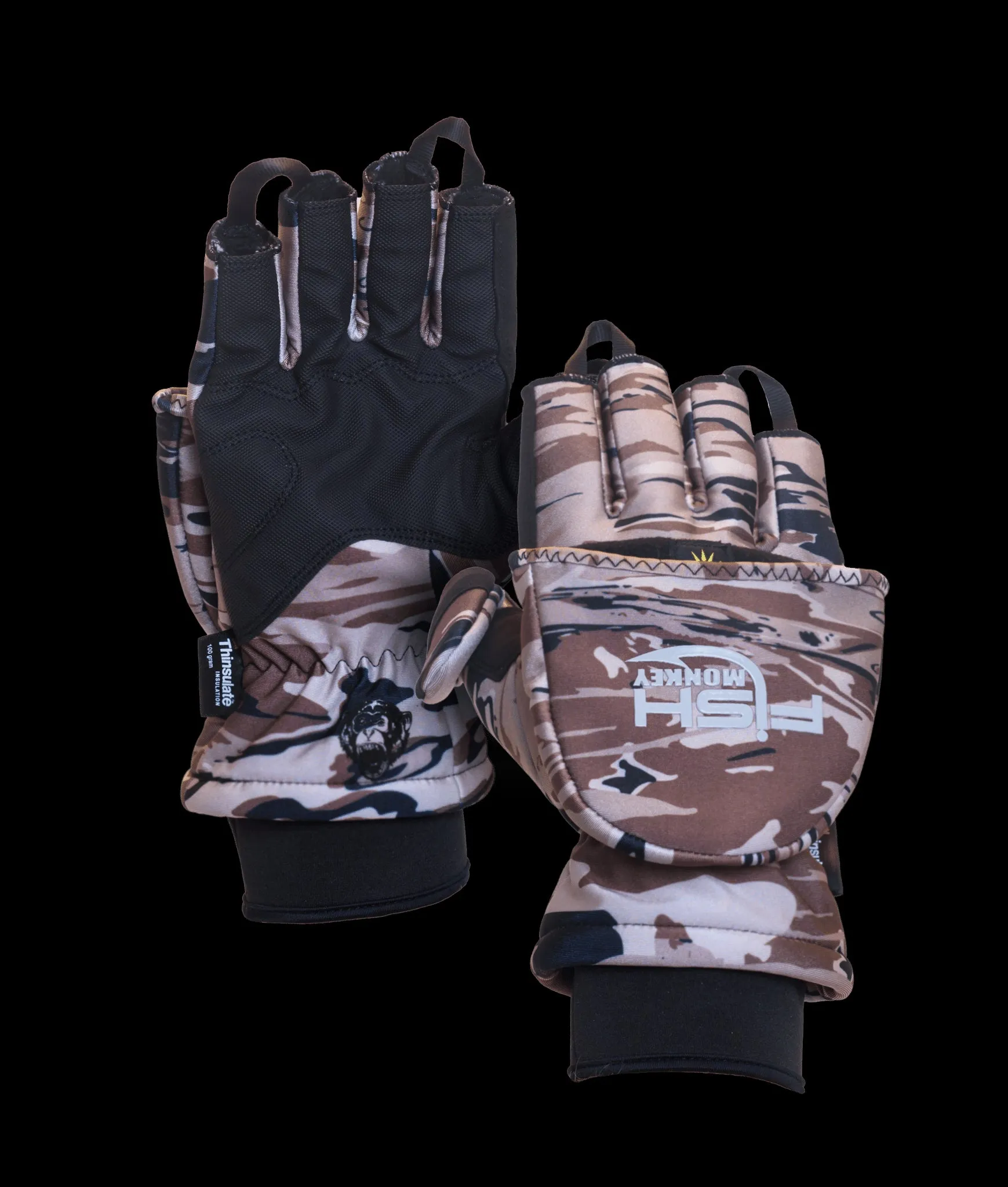 Fish Monkey FM25 Tundra Premium Insulated Mitten Fishing Glove