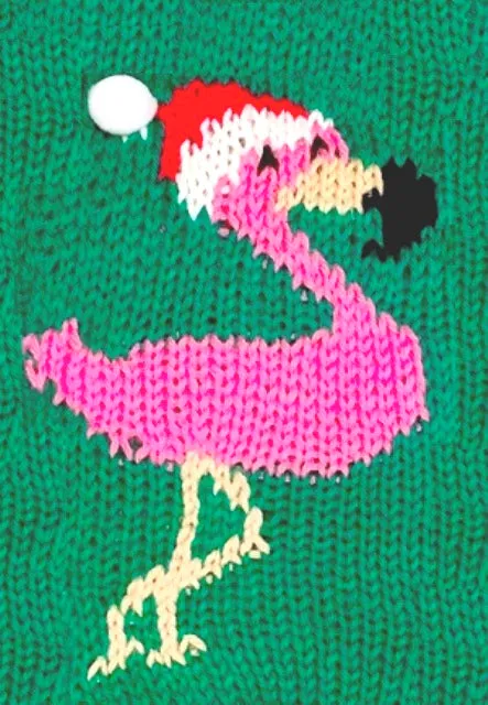 Flamingo Christmas Stocking Kit - Pinky - 7057-K