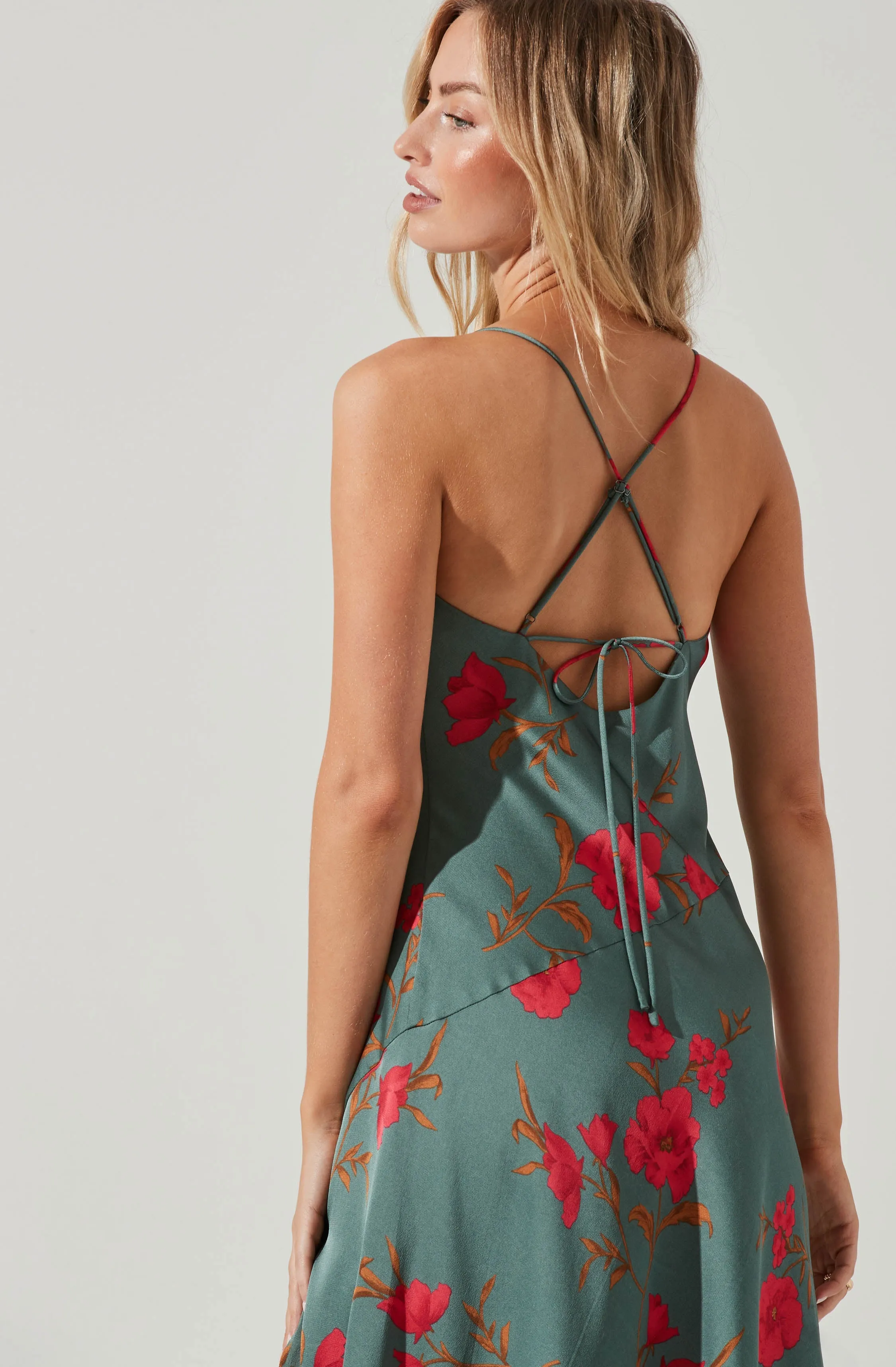 Gaia Floral Midi Dress